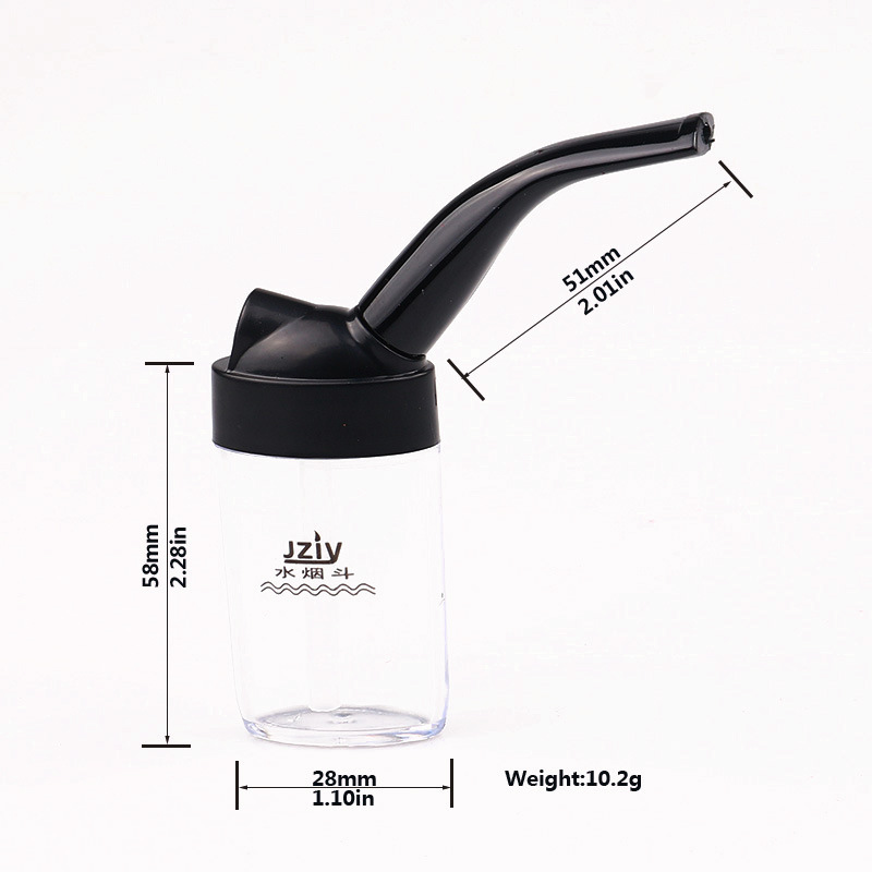 Kitchen Dining room appliances New Popular Bottle Water Pipe Portable Mini Hookah Shisha Tobacco Smoking Pipes Men Gift for Health care Plastic Tube Filter