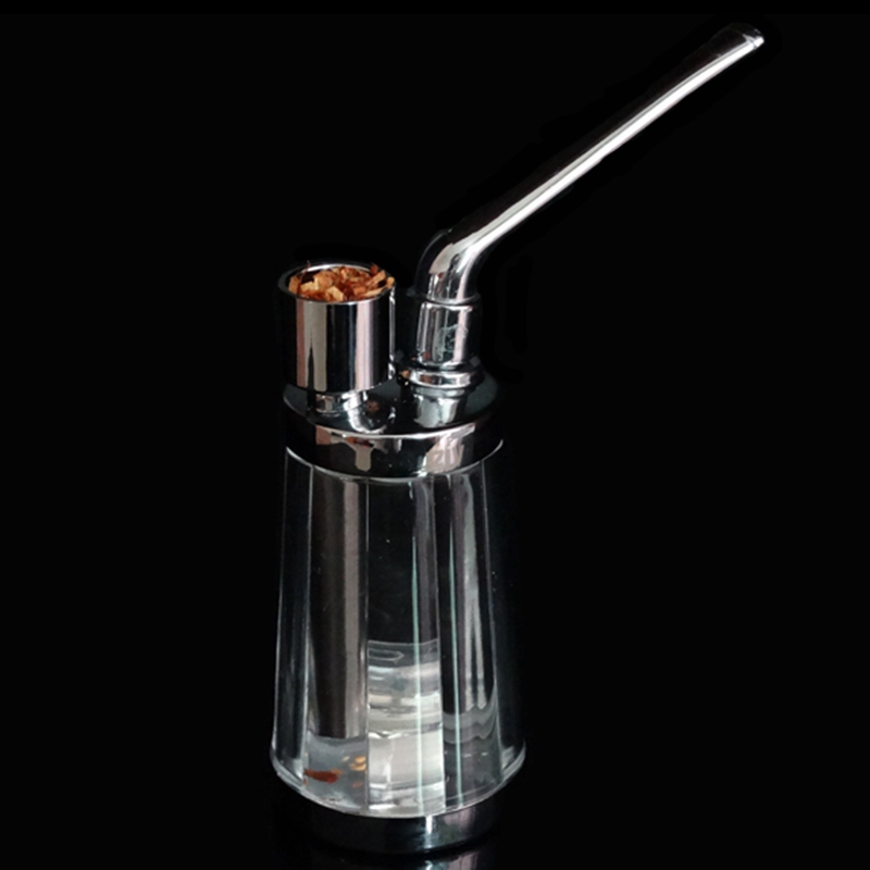 Kitchen Dining room appliancesSWSMOK New  Popular Bottle Water Pipe Portable Mini Hookah Shisha Tobacco Smoking Pipes Gift of Health Metal Tube Filter