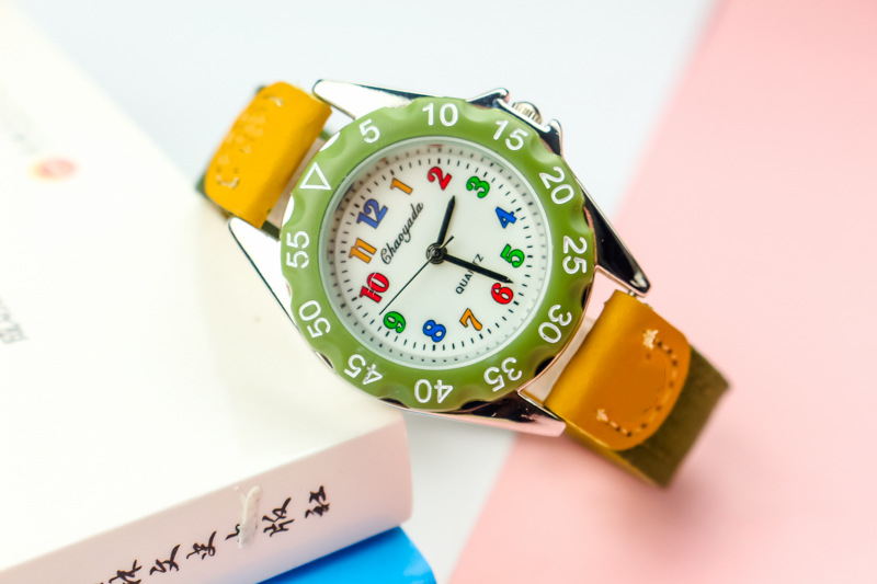 Cute  Quartz Watch Kids Fabric Strap Student Time Clock Wristwatch Sport Casual Watches