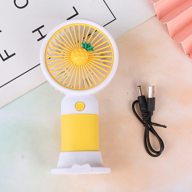 Summer Handheld Cooling Fan Mini Fruit Portable Usb Rechargeable Electric Fan