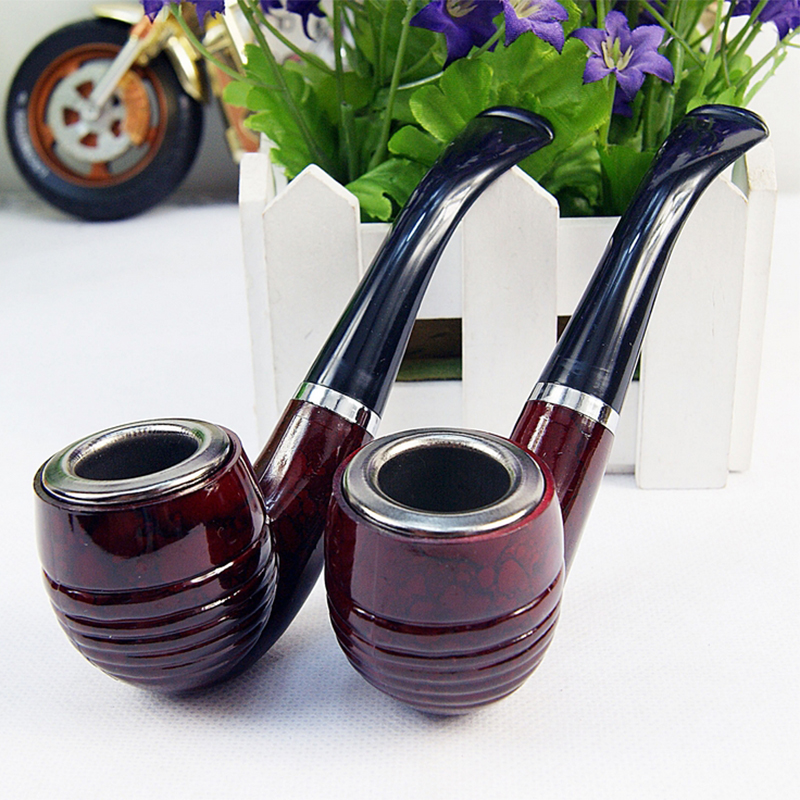 1pc Kitchen Dining room appliances Multifunction Pipe Durable Smooth Chimney Smoking Tobacco Smoking Pipe Herb Tobacco Pipes Gifts Narguile Gift Grinder Smoke