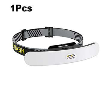 1Pcs LED Headlamp Work Light 6 Modes Waterproof Warning Head Torch Flashlight Headlights for Riding Running Camping Fishing