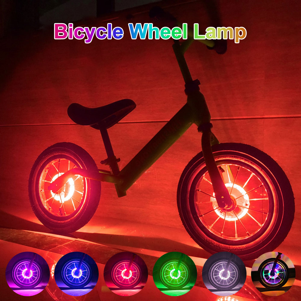 1pc 22 LED Flash Spoke Light Intelligent Induction Bicycle Wheel Light USB Rechargeable Balance Car Drum Light  Tyre Tire Valve Lamp