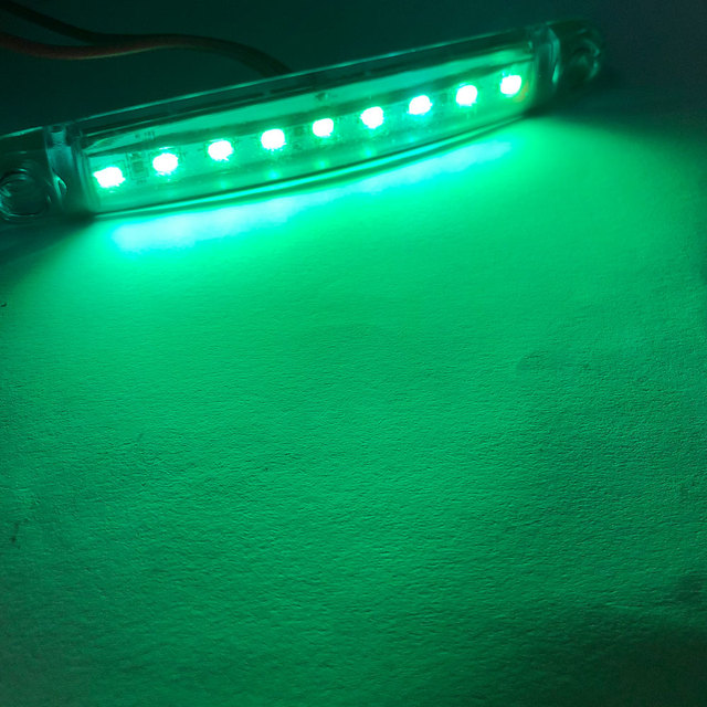 1pc LED Side Marker Lights Signal Lamp Truck Trailer light Warning Lamp 9 LED Indicators 12v Strobe light motorcycle LED CAR LIGHT