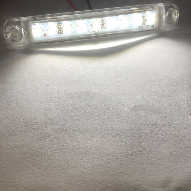 1pc LED Side Marker Lights Signal Lamp Truck Trailer light Warning Lamp 9 LED Indicators 12v Strobe light motorcycle LED CAR LIGHT