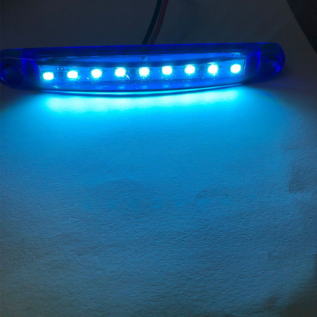 1pc LED Side Marker Lights Signal Lamp Truck Trailer light Warning Lamp 9 LED Indicators 12v Strobe light motorcycle LED CAR LIGHT