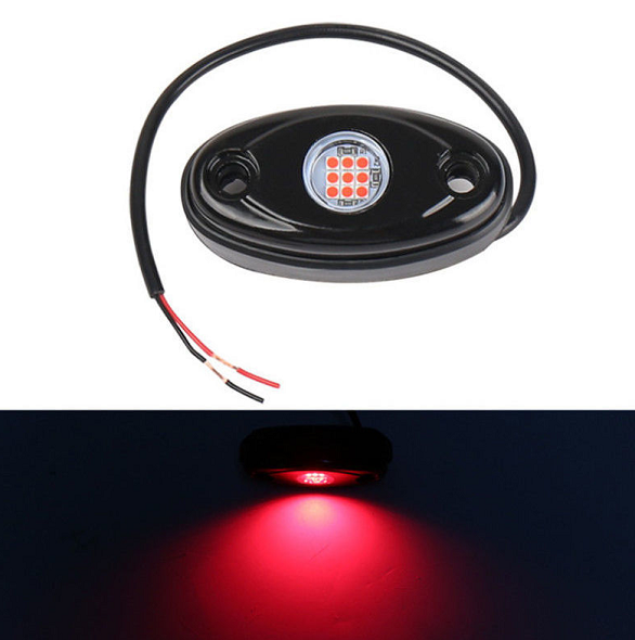 1pc Car Truck Yacht Led Neon Light 1 Pair Underbody Glow Waterproof 5 Colors LED Rock Lights
