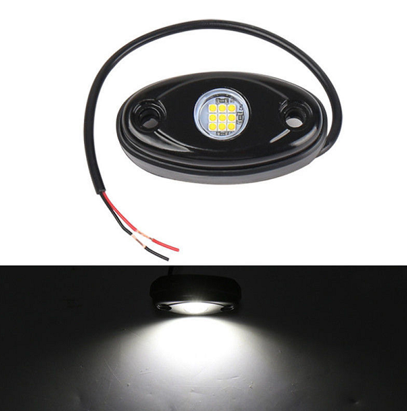 1pc Car Truck Yacht Led Neon Light 1 Pair Underbody Glow Waterproof 5 Colors LED Rock Lights