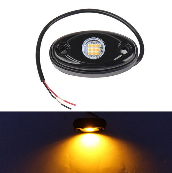 1pc Car Truck Yacht Led Neon Light 1 Pair Underbody Glow Waterproof 5 Colors LED Rock Lights