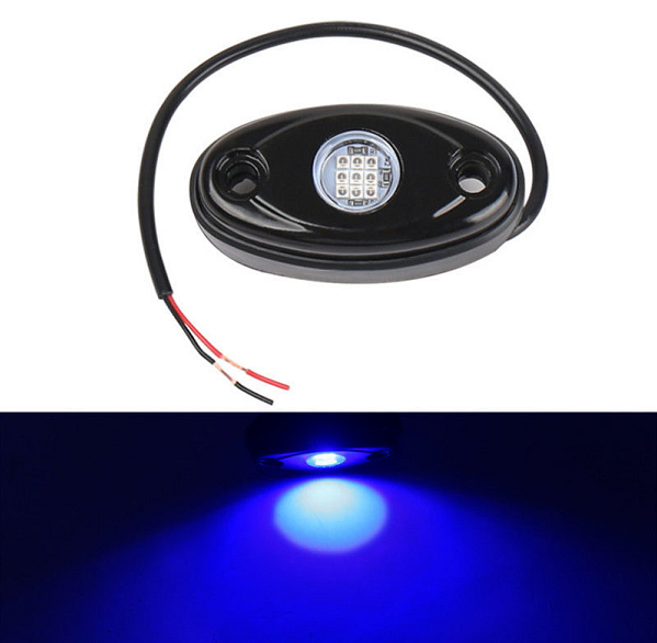 1pc Car Truck Yacht Led Neon Light 1 Pair Underbody Glow Waterproof 5 Colors LED Rock Lights
