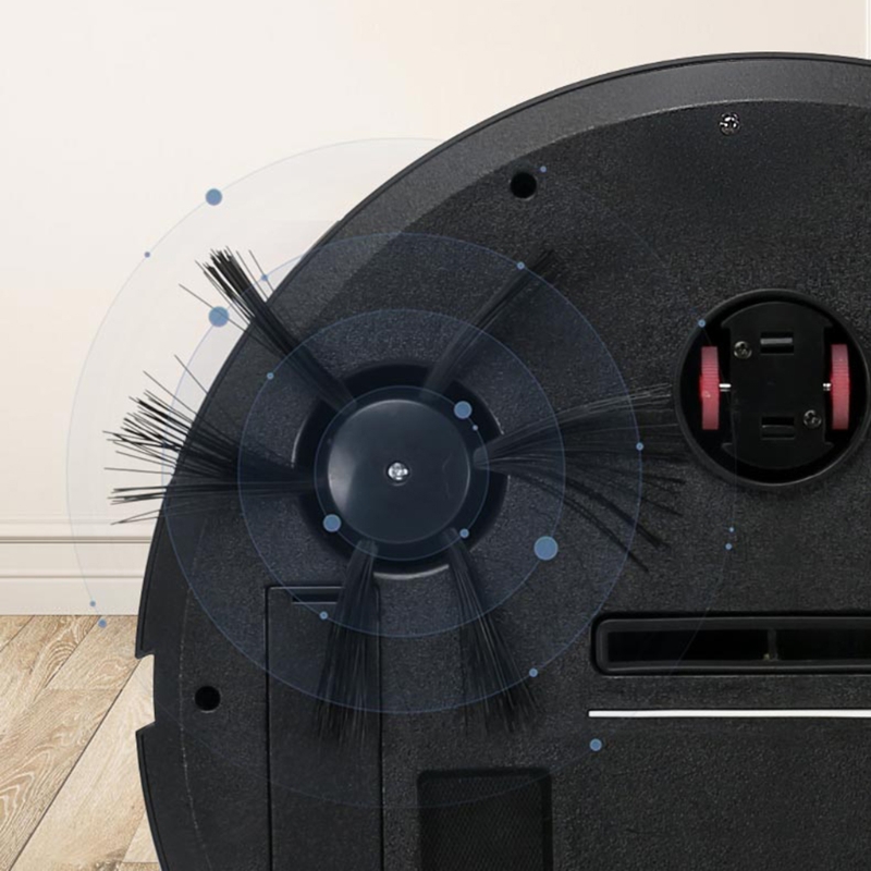 5-in-1 Robot Vacuum Cleaner Wireless With LED Atmosphere Lights Quiet Vacuuming Mopping Humidifying Vaccume Clean