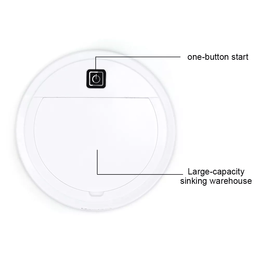 3-In-1 Mini HouseholdRobot USB Vacuum Cleaner Smart Sweeping Robot Dry Wet Sweeping Vacuum Cleaner Smart Floor Cleaner