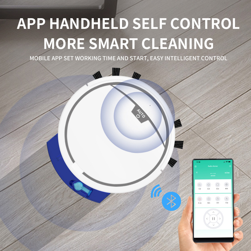 Robot Vacuum Cleaner Smart APP Remote Control Cleaning Machine 2800PA Floor Sweeping Wet Dry Vacuum Cleaner Home