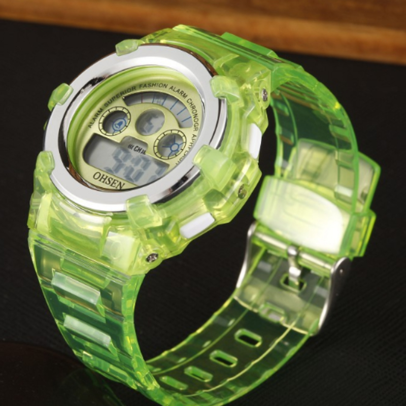 Kids Sport Watches Waterproof Silicone Electronic Stopwatch  Digital Watch