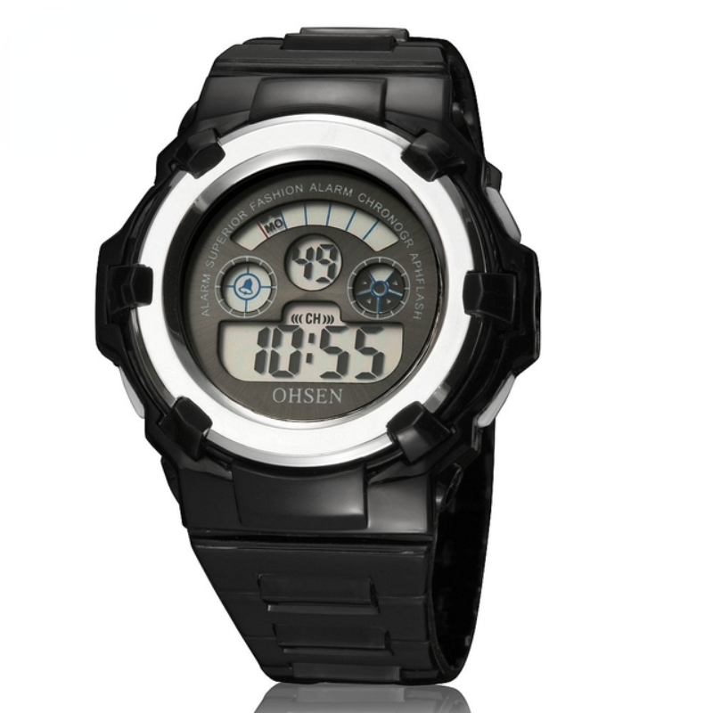 Kids Sport Watches Waterproof Silicone Electronic Stopwatch  Digital Watch