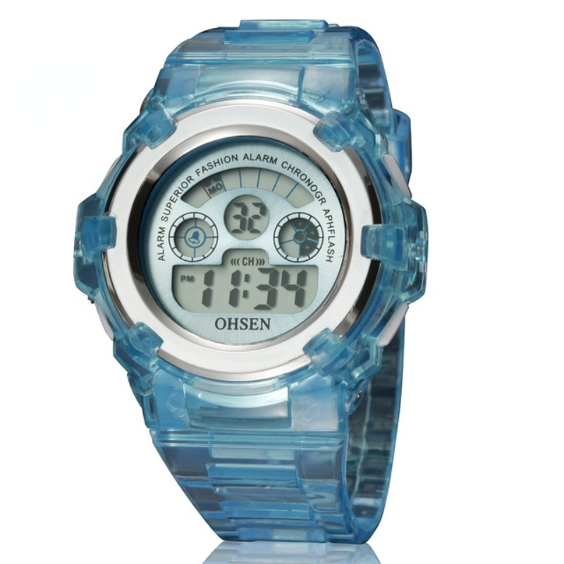 Kids Sport Watches Waterproof Silicone Electronic Stopwatch  Digital Watch