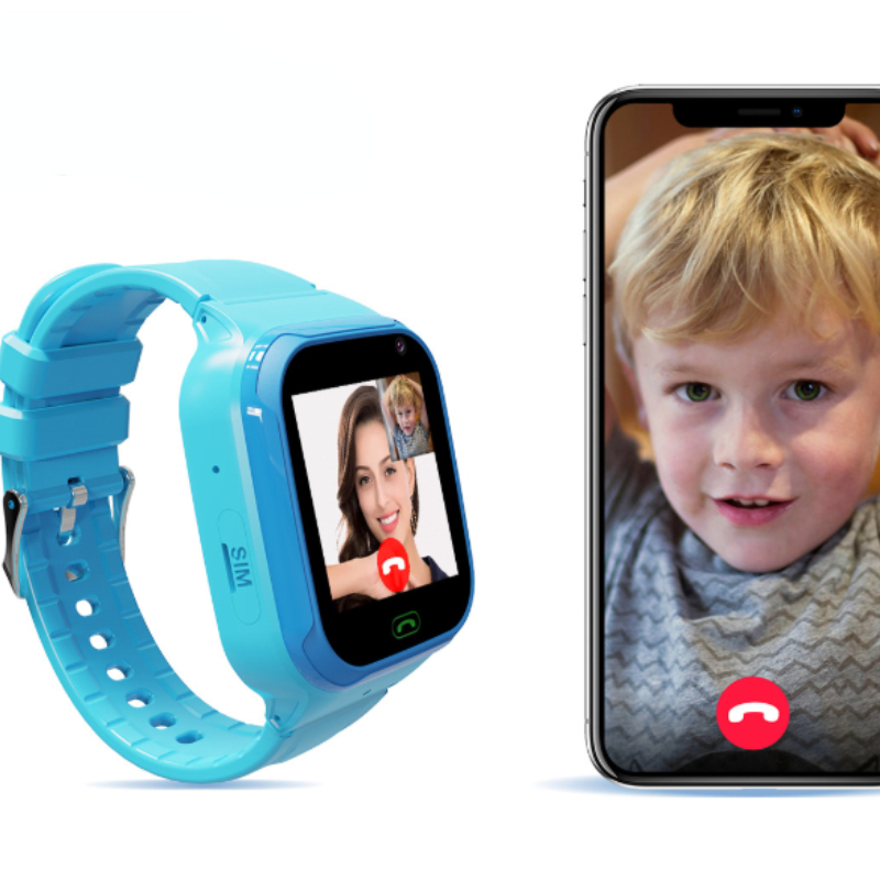Kids Smart Watch  Video Call Tracker Waterproof  Screen Smartwatch