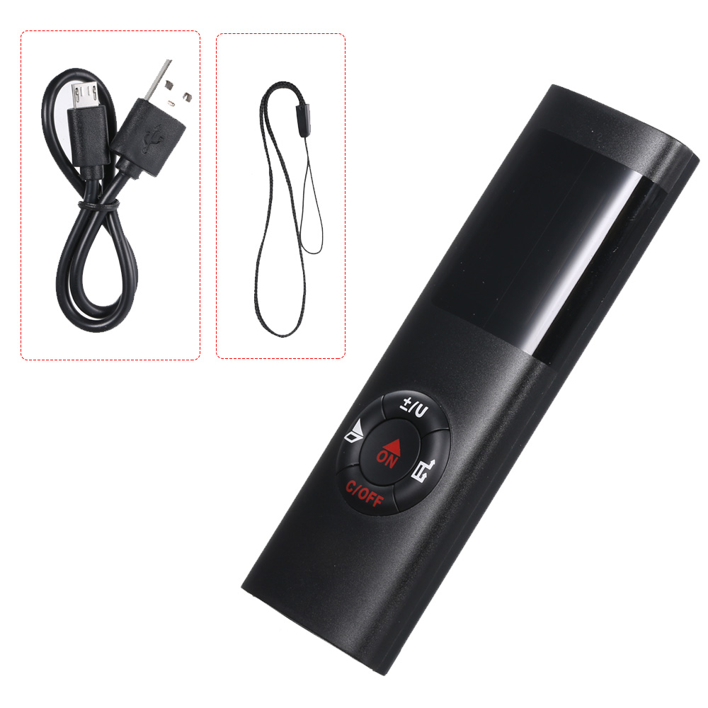 Handheld Multifunctional 40M LCD Digital Laser Rangefinder Mini USB Charging Laser Distance Meter for Interior Decoration