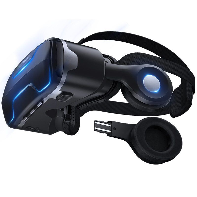 G02ED shinecon 8.0 Standard Edition And Headset Version Virtual Reality 3D VR Glasses Box Headphone Helmets Optional Controller