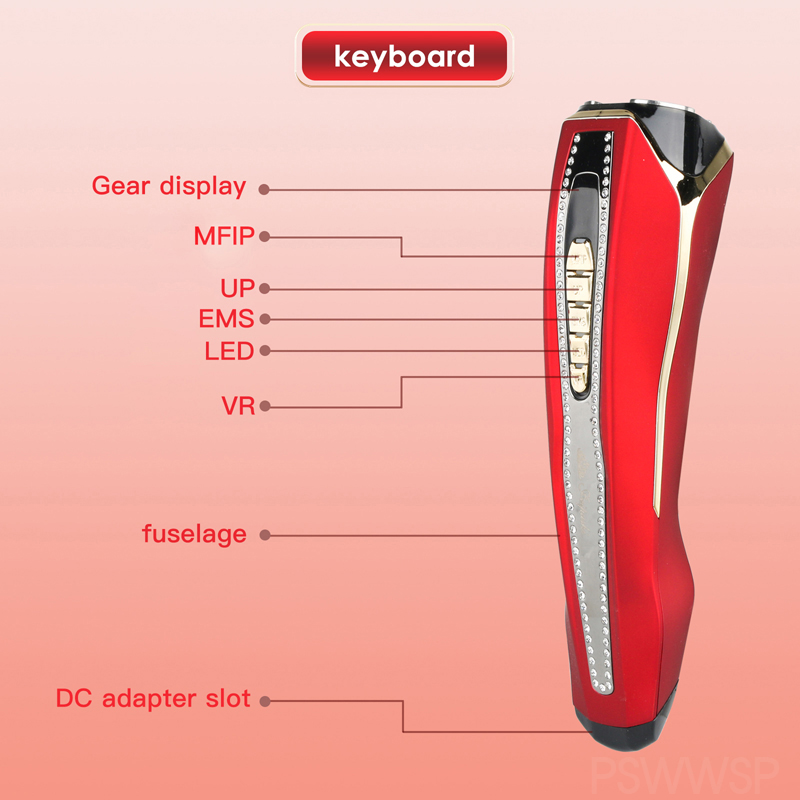 RF EMS Micro Current Facial Massager MFIP Pulse Face Lifting Tools LED Photon Skin Rejuvenation Wrinkle Removal Beauty Devices