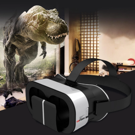 4K 3D VR Glasses Virtual Reality Wide Angle for 4.7-6.7" Phones Game Movies