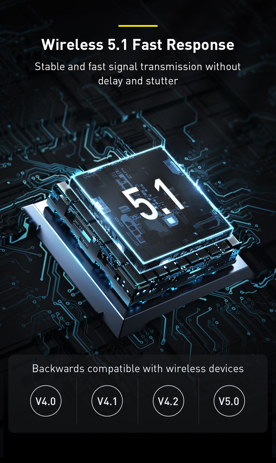 USB Bluetooth Adapter Bluetooth 5.1 Wireless BT Receiver Transmitter Adaptador for PC Speaker Mouse Music Audio Adapter