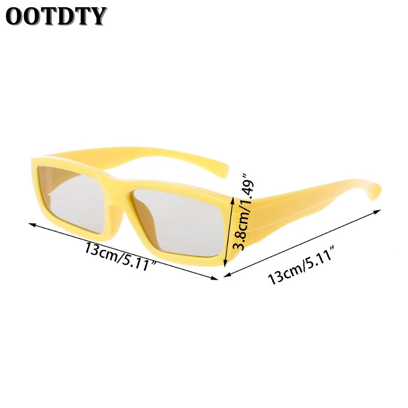 Children Size Circular Polarized Passive 3D Glasses For Real D 3D TV Cinema Movie