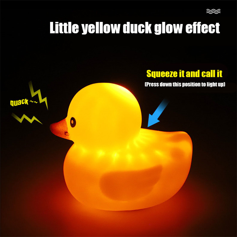 Small Yellow Bike Duck Bicycle bell Luminous Airscrew Helmet Duck Ducky Bicycle Wind Motor Riding Cycling Lights Horn
