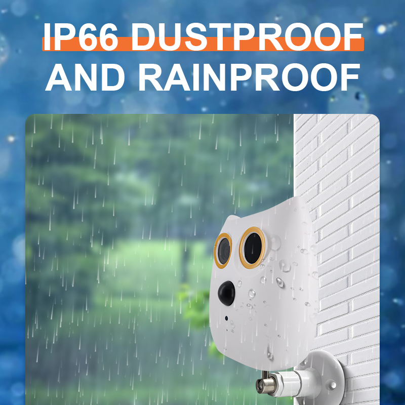 WiFi 1080P Rechargeable Battery Camera IP66 indoor Outdoor Wireless Smart Surveillance IP Camera (no card)