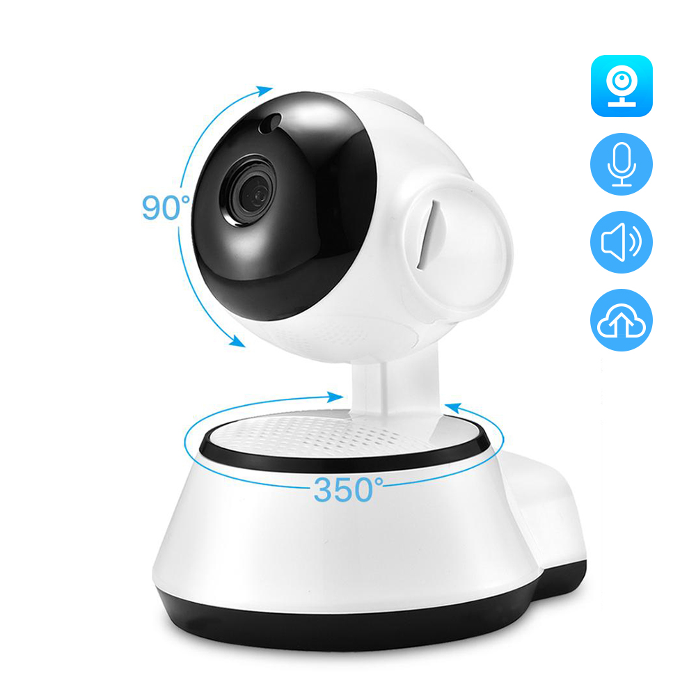 Baby Monitor 1080P Mini Pan/Tilt  Wifi IP Camera Auto Tracking Two Way Audio Motion Detection Remote Access  V380(no card)