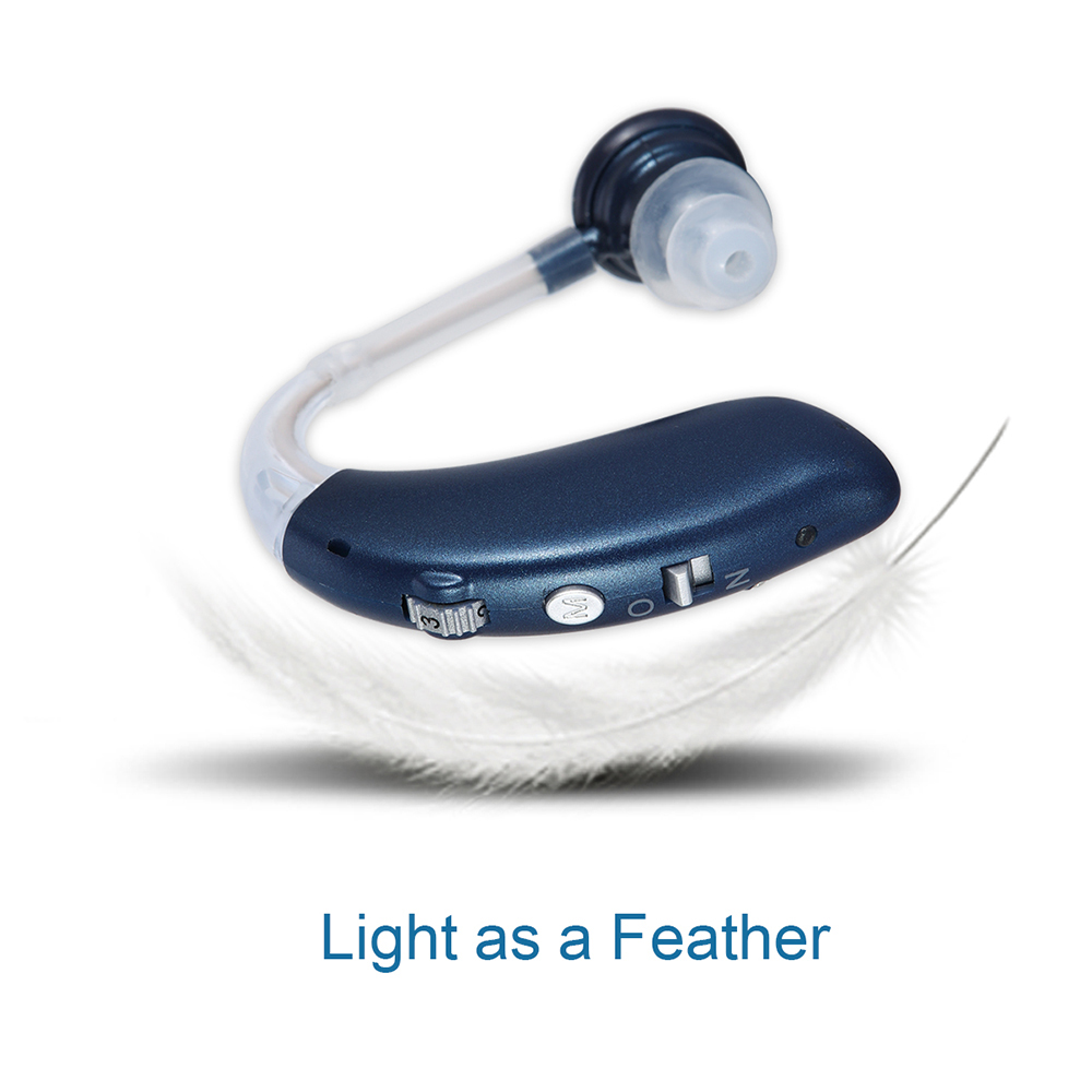 Rechargeable Sound Amplifier In-Ear Hearing Aid Device Mini Portable Elderly Adults Left and Right Ear Massager Versatile