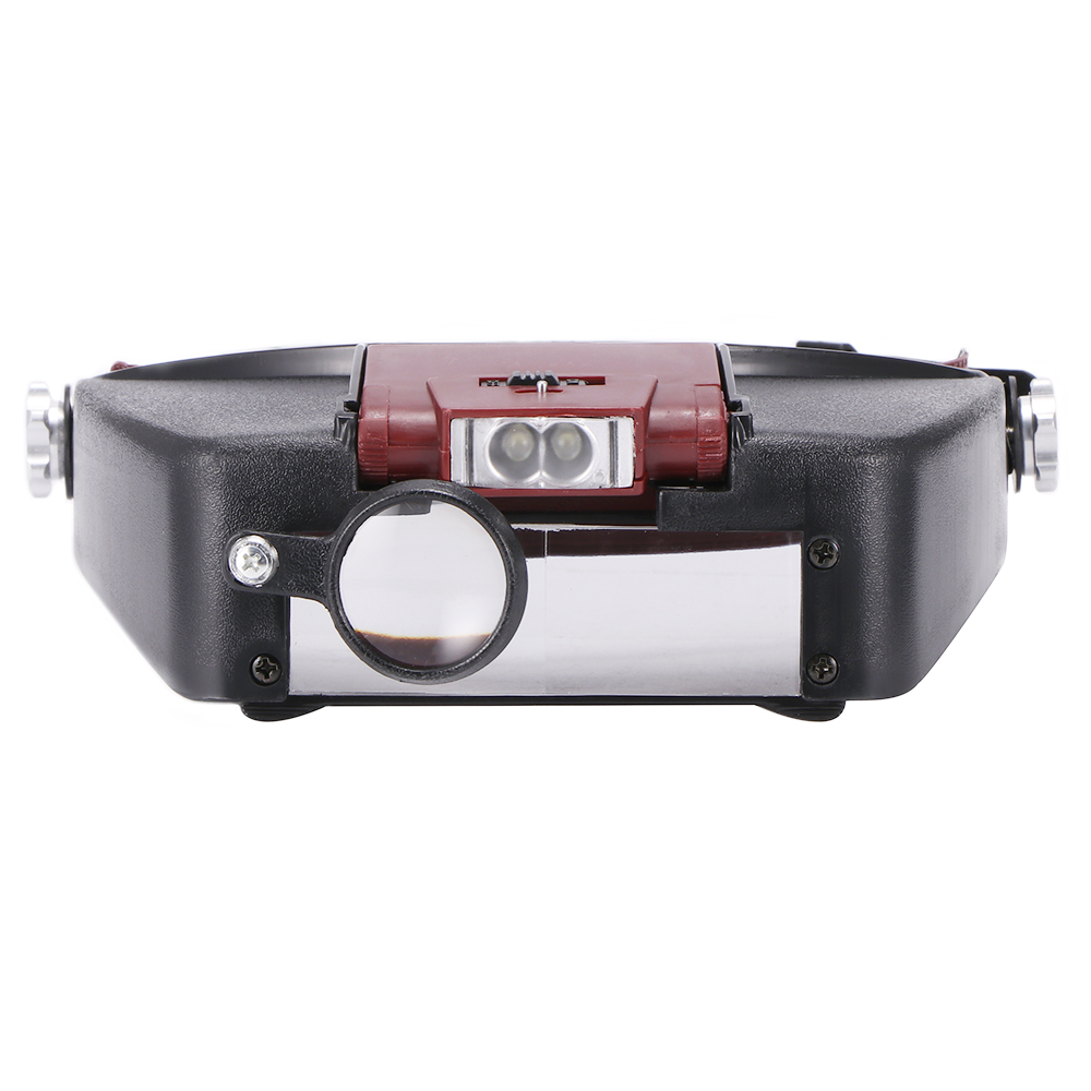 Headband Magnifier Led Light Head Lamp Magnifying Glass Jeweler Loupe With Led Lights 1.5X 3X 6.5X 8X Repair Tool Precision Work