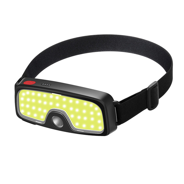 High Bright Headlamp Flashlight Led Head Torch Rechargeable Waterproof Hunting USB Head Light Super Bright COB Front Light