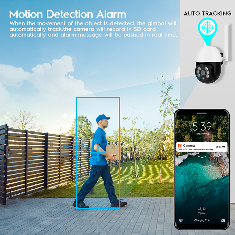 Smart Camera 1080P HD WiFi 2MP CCTV Night Vision Webcam Outdoor IP Camera P2P Video Surveillance Security Monitor