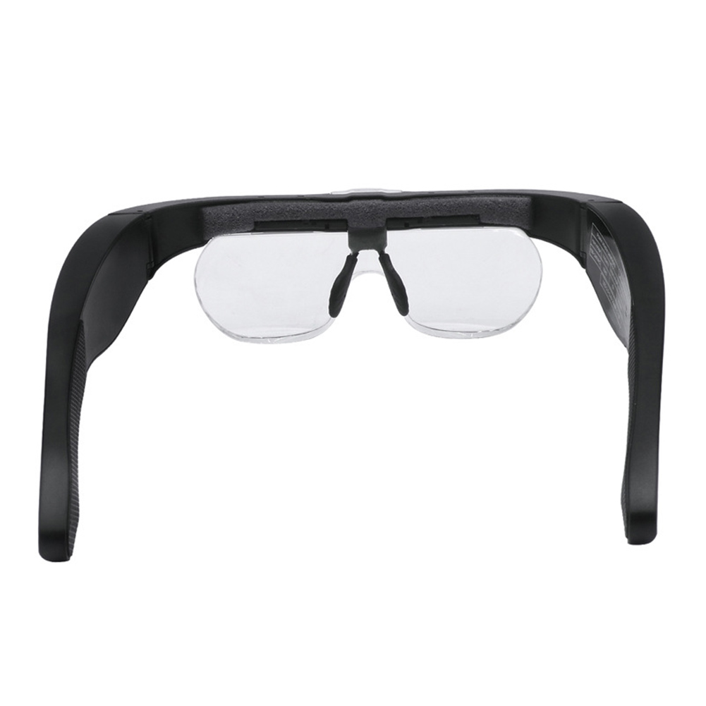 1 LED Light 4 Detachable Lenses Head Magnifier Glasses for Reading Magazine Book Close Work Craft Jeweler Watchmaker Repair