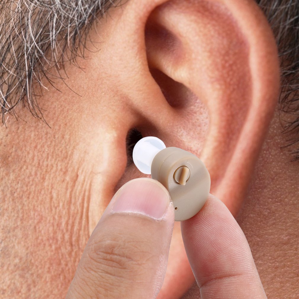 New In-Ear Hearing Aid Sound Amplifier JZ-1088H Battery Powered Mini In-Ear Audio Collector For The Elderly Adjustable Tone