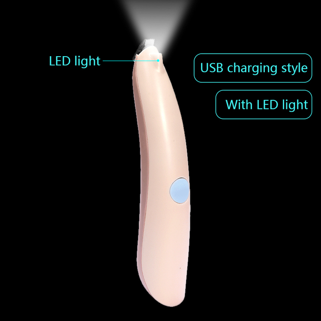 Dog Clipper Pet Foot Hair Trimmer Professional Cat Dog Grooming Clippes Animals Haircut Cutter Electric Shaver With LED Light