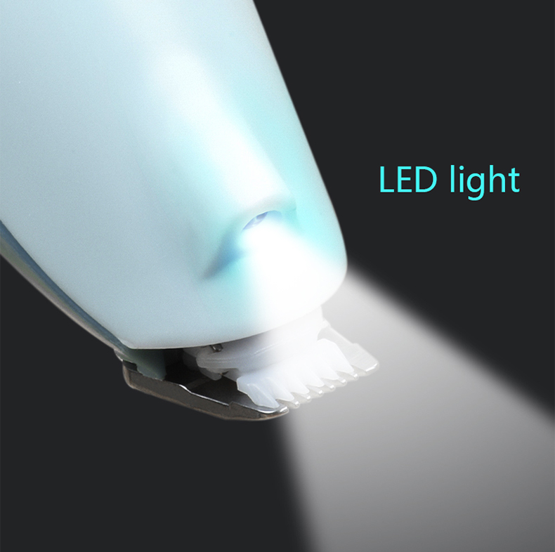 Dog Clipper Pet Foot Hair Trimmer Professional Cat Dog Grooming Clippes Animals Haircut Cutter Electric Shaver With LED Light