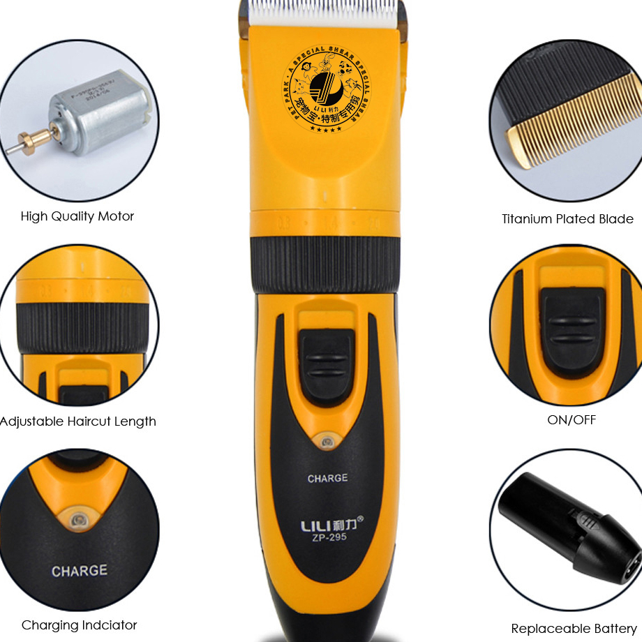 Electric Scissors Professional Pet Hair Trimmer Animals Grooming Clippers Dog Hair Trimmer Cutters 110-240V AC