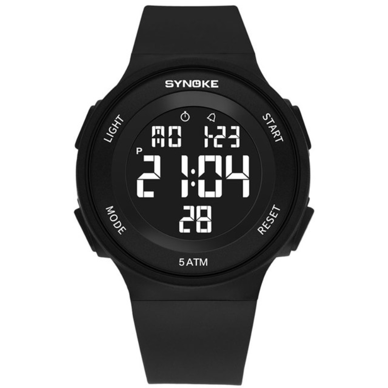 Silicone Ladies Watch Outdoor Sports Electronic Watches Digital Waterproof Clock
