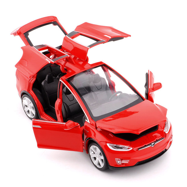 New 1:32 Tesla MODEL X Alloy Car Model Diecasts & Toy Vehicles Toy Cars  Kid Toys For Children Gifts Boy Toy