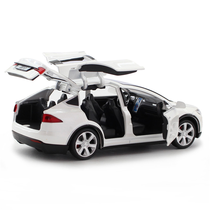 New 1:32 Tesla MODEL X Alloy Car Model Diecasts & Toy Vehicles Toy Cars  Kid Toys For Children Gifts Boy Toy