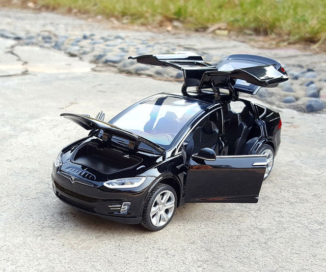 New 1:32 Tesla MODEL X Alloy Car Model Diecasts & Toy Vehicles Toy Cars  Kid Toys For Children Gifts Boy Toy