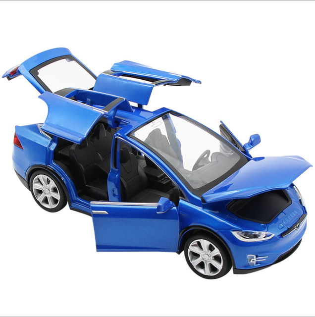 New 1:32 Tesla MODEL X Alloy Car Model Diecasts & Toy Vehicles Toy Cars  Kid Toys For Children Gifts Boy Toy