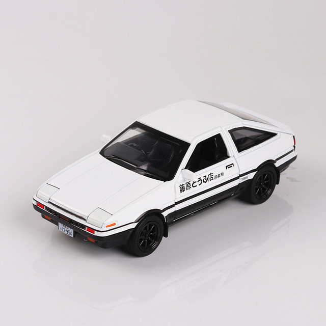 New INITIAL D Toyota AE86 Alloy metal Toy Car Model Diecast Toy Vehicles Cartoon Miniature Scale Model Car Toys For Children