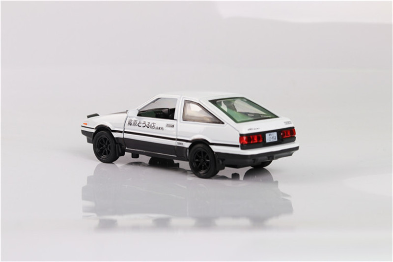 New INITIAL D Toyota AE86 Alloy metal Toy Car Model Diecast Toy Vehicles Cartoon Miniature Scale Model Car Toys For Children