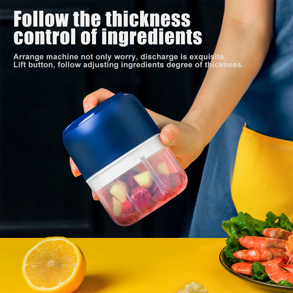 Kitchen room appliances 100ml Electric Chopper Garlic Masher Meat Grinder Mini Food Garlic Vegetable Chopper  Crusher Rechargeable Food Processor