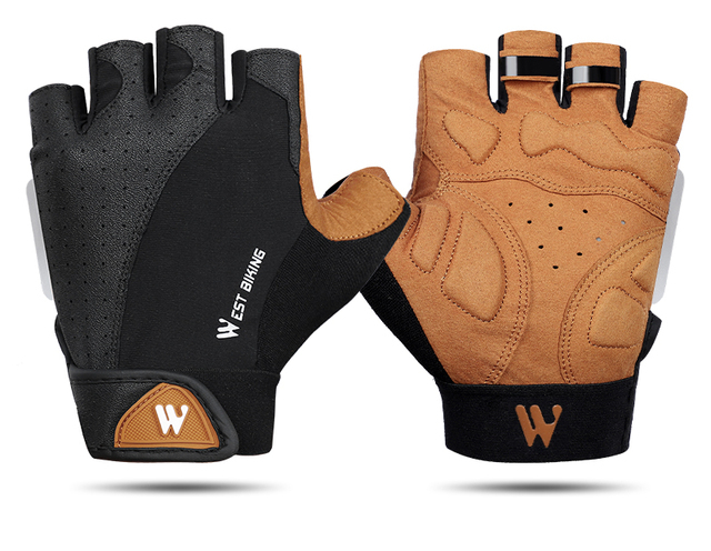 Summer Cycling Gloves Half Finger Gym Sports Track Mitts For Men Women Non-Slip Breathable Motorcycle Bike Gloves