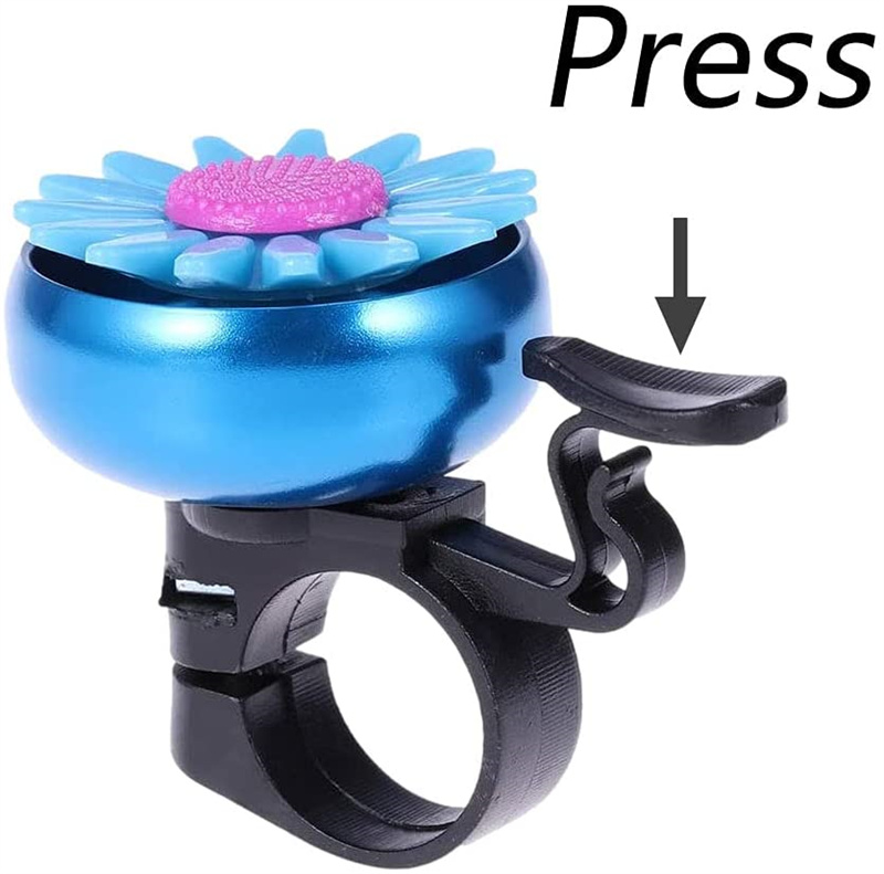 Multi-color Kids Funny Bicycle Bell Daisy SunFlower Horns Bike Children Girls Cycling Ring Alarm For Handlebars Alloy Plastics