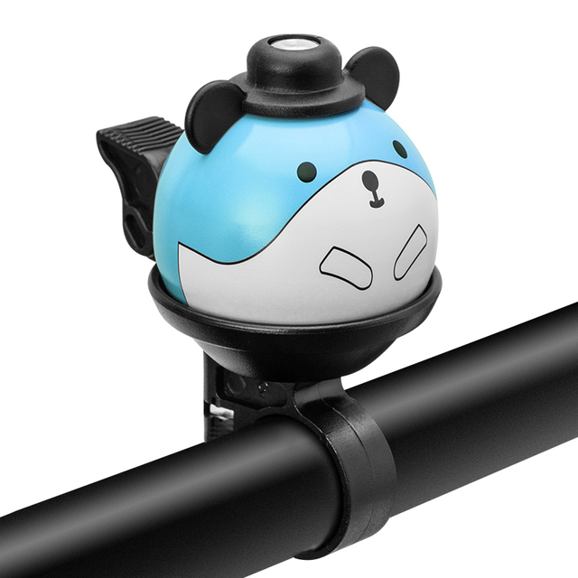 360 Degree Rotation Bicycle Bell for Kids Cute Mouse Design MTB Road Bike Handlebar Alarm Sound Bell Ring Cycling Accessory